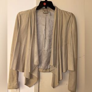 Guess By Marciano Draped Leather Suede Jacket Size S